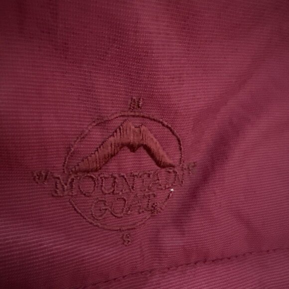 Vtg. 80’s Mountain Goat Puffer Ski Snowboard Jacket Women’s S Retro Maroon ￼‎ - Picture 5 of 6